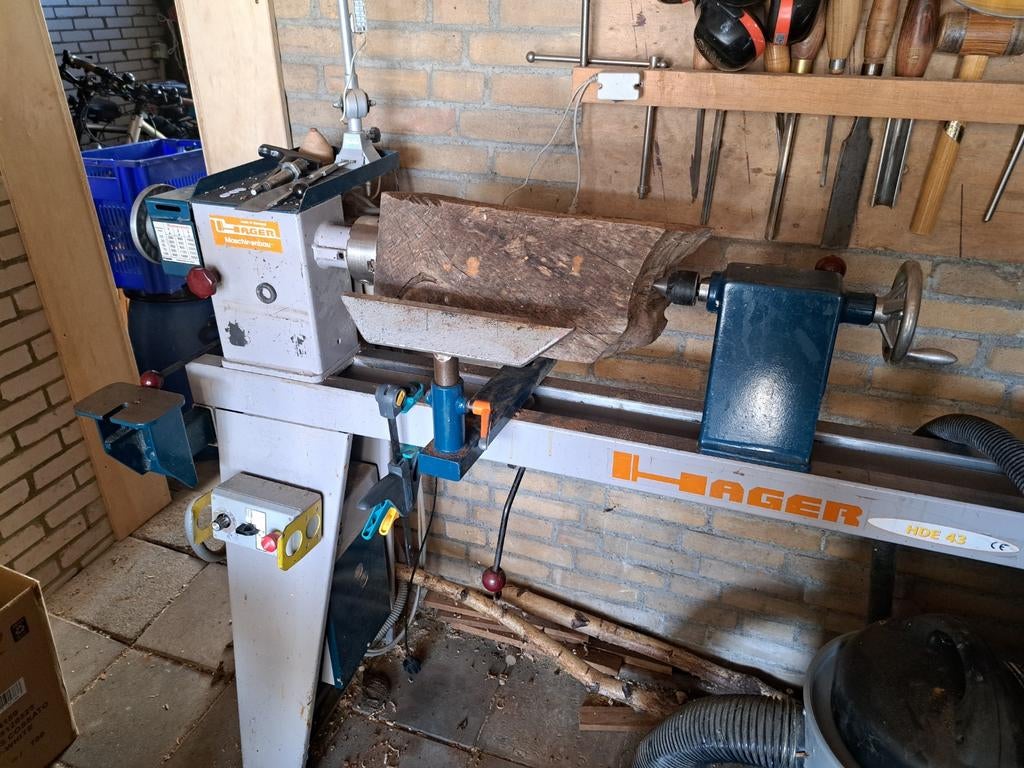 Houtdraaibank Hager HDE 43, Ophalen of Verzenden, Gebruikt