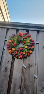 Deurkrans tulpen, lente krans, Ophalen of Verzenden