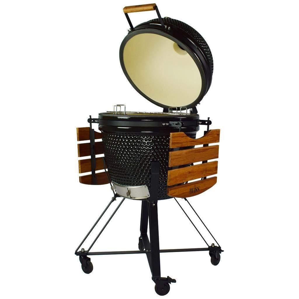 BLISS 21 Kamado – Laatste model uit de vorige serie, Tuin en Terras, Houtskoolbarbecues, Info@bliss-holten.com, Met accessoires