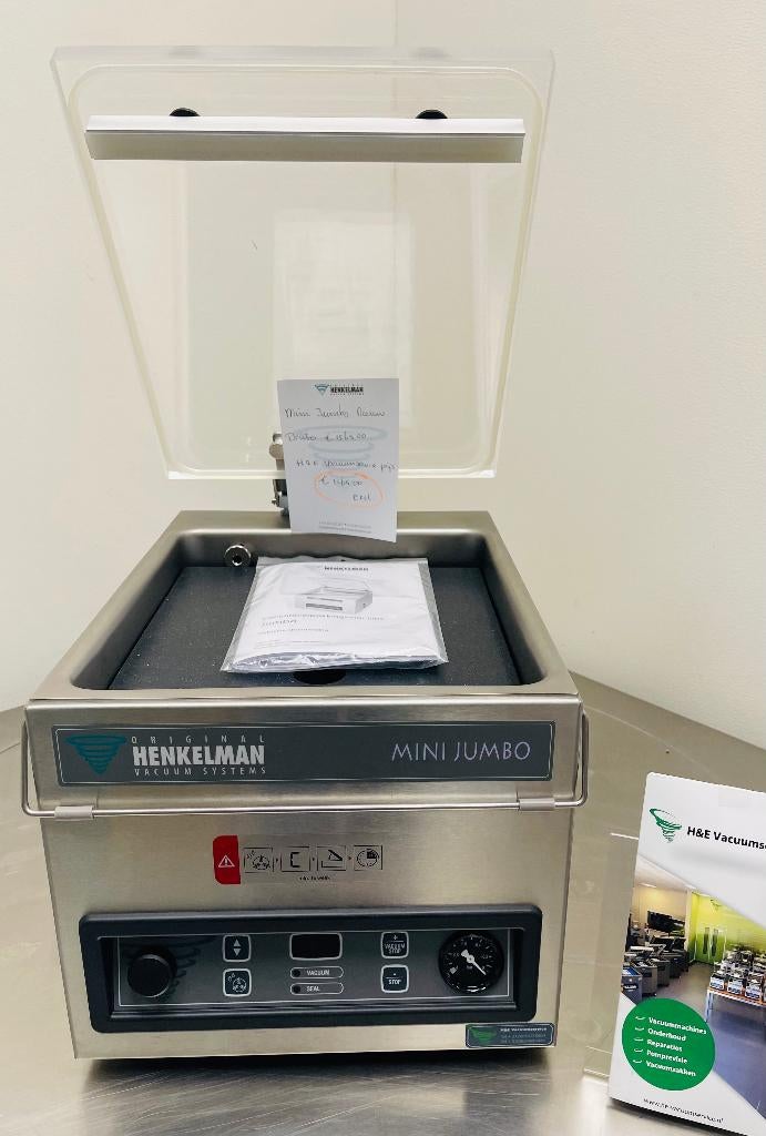 Jumbo Henkelman vacuummachine vacuumapparaat vacumeermachine, Ophalen of Verzenden, Nieuw