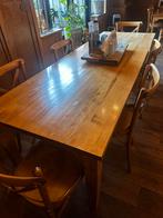 Grote Stamtafel - 90x260 cm, Huis en Inrichting, Tafels | Eettafels, Ophalen, Gebruikt, 200 cm of meer, 50 tot 100 cm