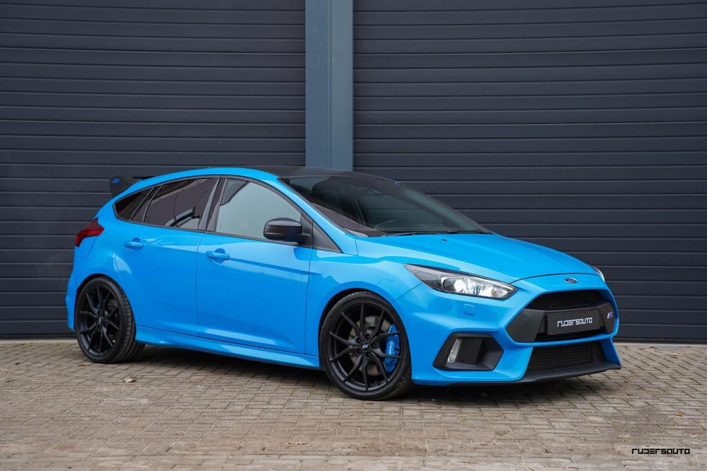 Ford Focus 2.3 RS LSD Blue & Black | Stuurverwarming | Sony, Auto's, Gebruikt, Zwart, 4 cilinders, 2300 cc