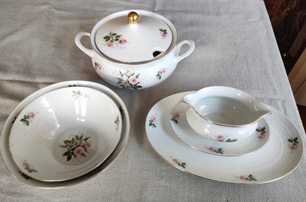 5-delig Seltmann Bavaria Weiden Annabell servies, Ophalen of Verzenden, Overige stijlen, Porselein, Schaal of Schalen