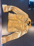 Gele leren lammycoat met teddy voering, Ophalen, Nieuw, Maat 38/40 (M), Geel