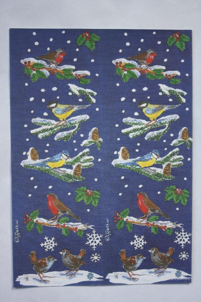 2 stuks knipvellen kerst 7257, Ophalen of Verzenden, Nieuw, Kerst, Knipvel