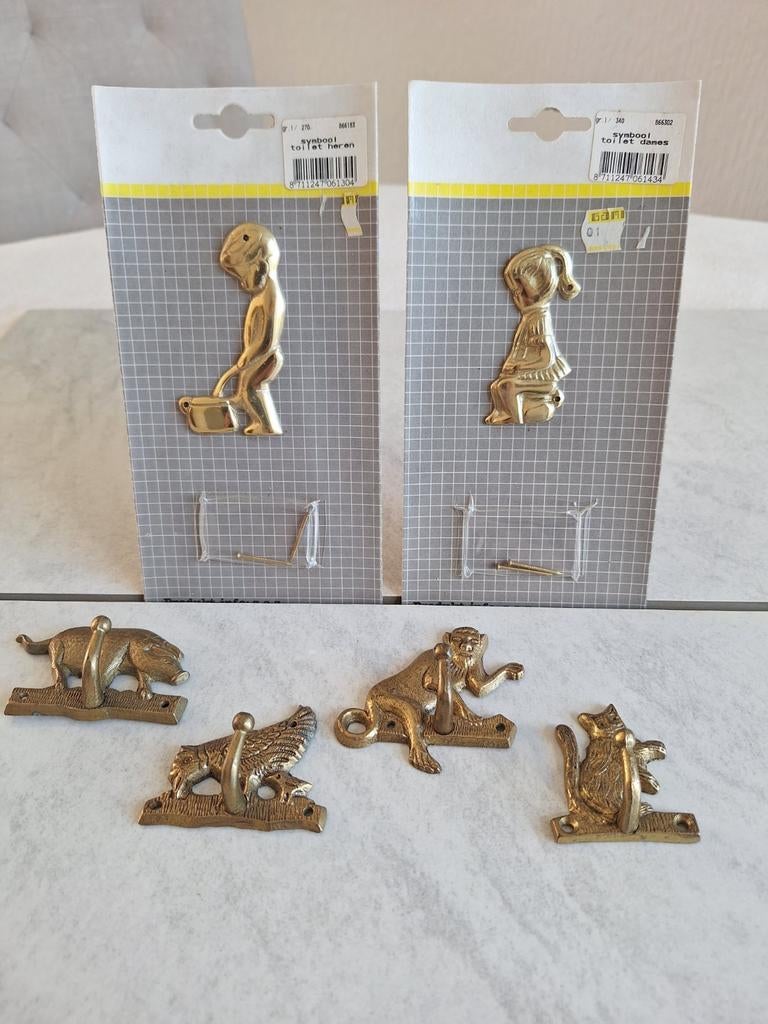 4 Kinder Kapstokjes  +  2 x Symbool  Dames /Heren  ( Toilet), Ophalen of Verzenden, Nieuw, Kunststof, Minder dan 100 cm