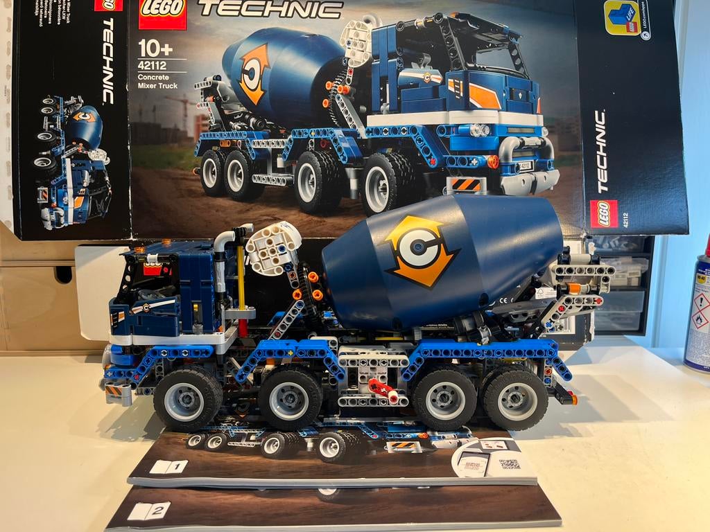 Lego Technic 42112 betonmixer, Ophalen of Verzenden, Zo goed als nieuw, Technic, Complete set