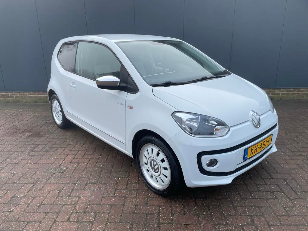 Volkswagen up! 1.0 75PK 3-DRS 2012 Wit  ZUINIG IN VERBRUIK, Auto's, 74 pk, Up!, 4 stoelen, Wit