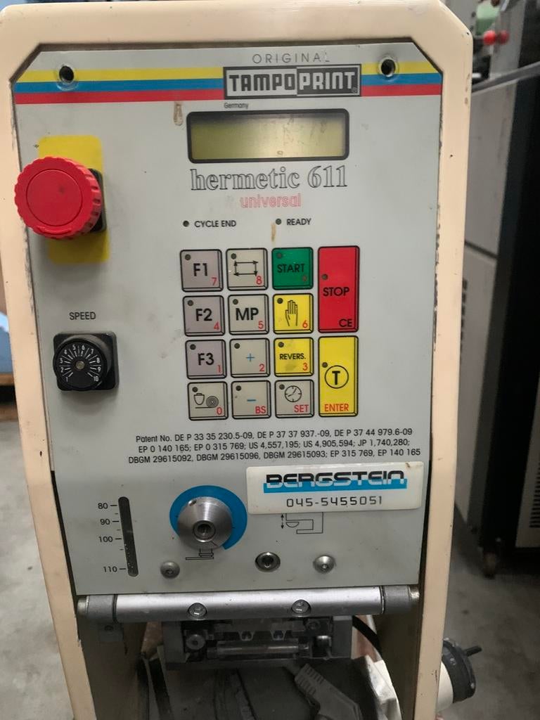 Tampoprint Hermetic 611 tampondrukmachine (complete set), Ophalen, Gebruikt, Nnb, Tampoprint (Dld)