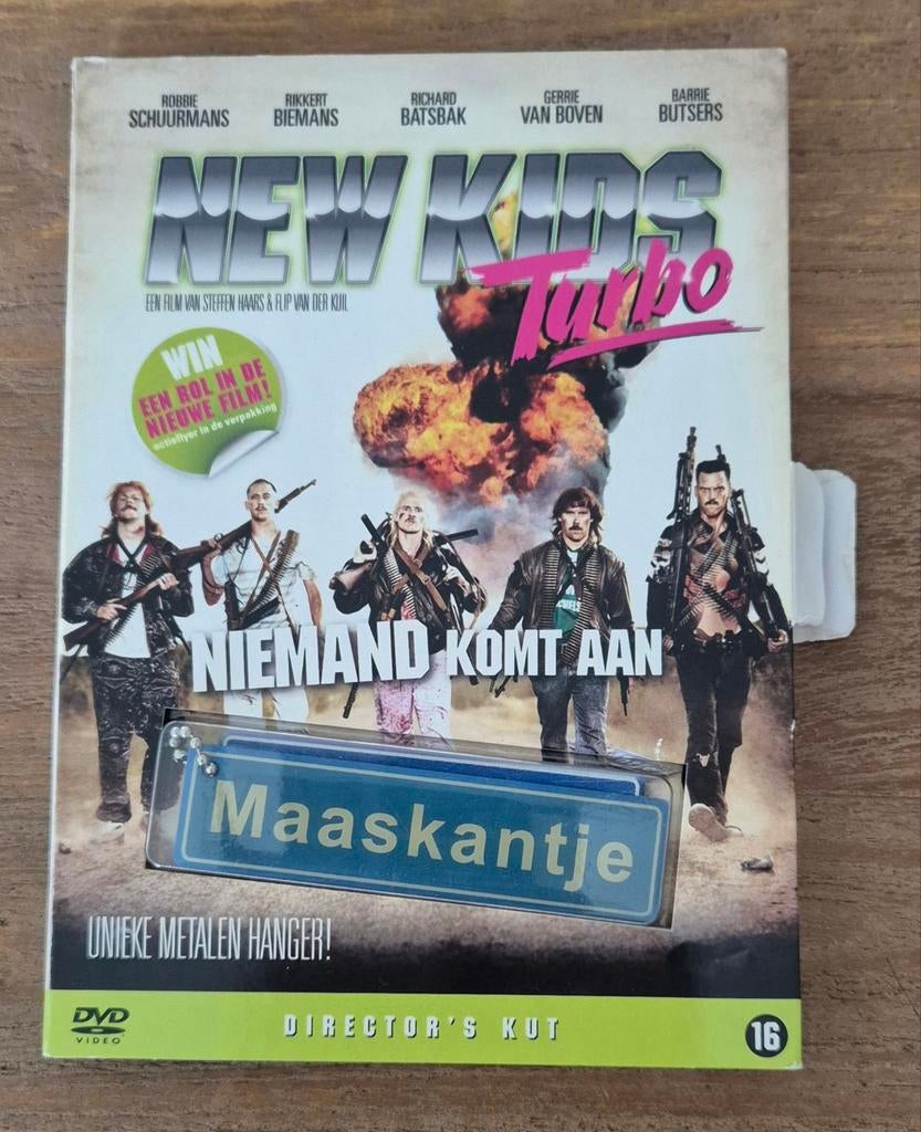 DVD New Kids Turbo "Niemand komt aan Maaskantje" Director's, Cd's en Dvd's, Gebruikt, Vanaf 16 jaar, 1980 tot heden, Ophalen of Verzenden