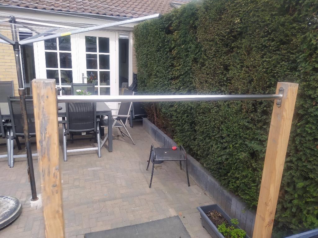 Roestvrij stalen duikelstang 125 cm, Ophalen, Zo goed als nieuw