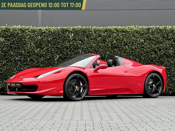 Ferrari 458 4.5 V8 Spider HELE, CARBON, LEDER, CAMERA, KERAM, Auto's, Ferrari, Bedrijf, Te koop, ABS, Achteruitrijcamera, Alarm