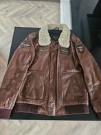PME Legend Hudson Bomber Leren Jas - Maat L, Maat 52/54 (L), Bruin, Ophalen of Verzenden, PME Legend