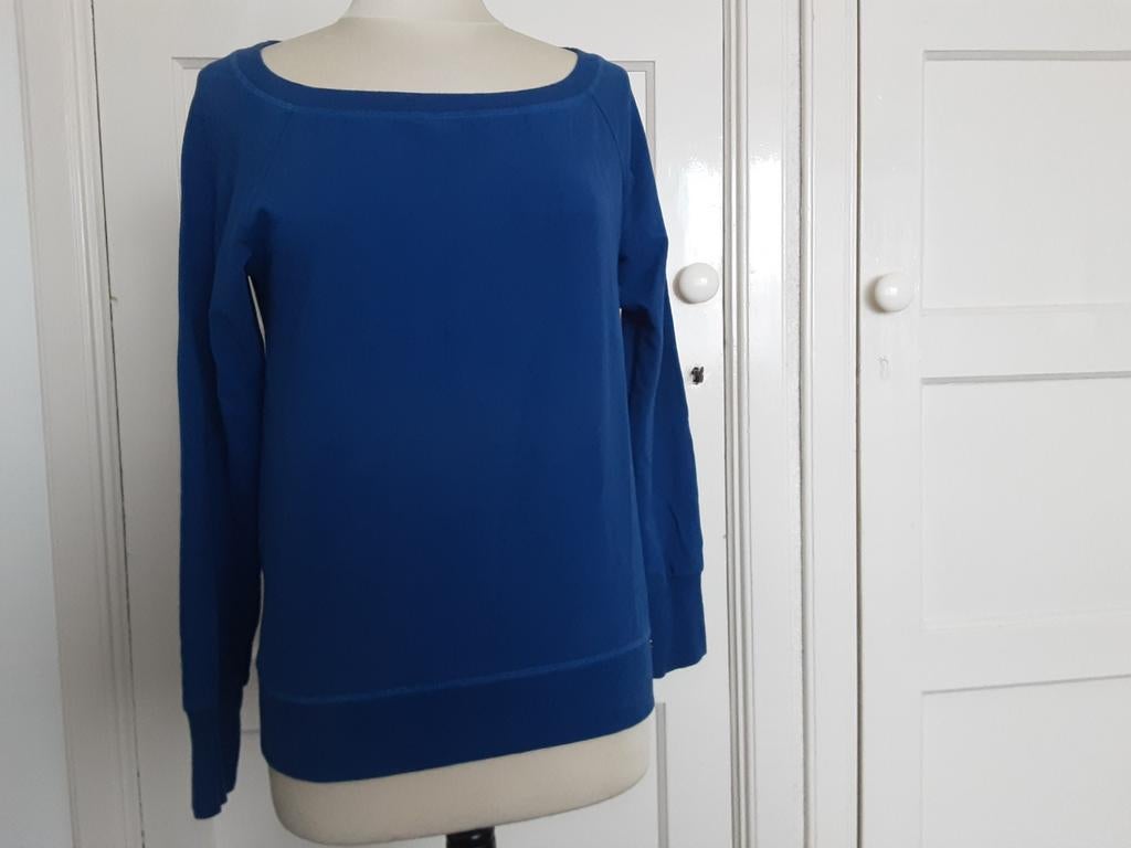Prachtige sweater., Ophalen, Blauw, MET, Zo goed als nieuw