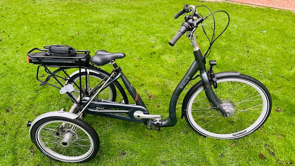 Z.g.a.n goede unisex driewieler Stella Nantes E-bike 47cm, Fietsen en Brommers, Ophalen, Zo goed als nieuw
