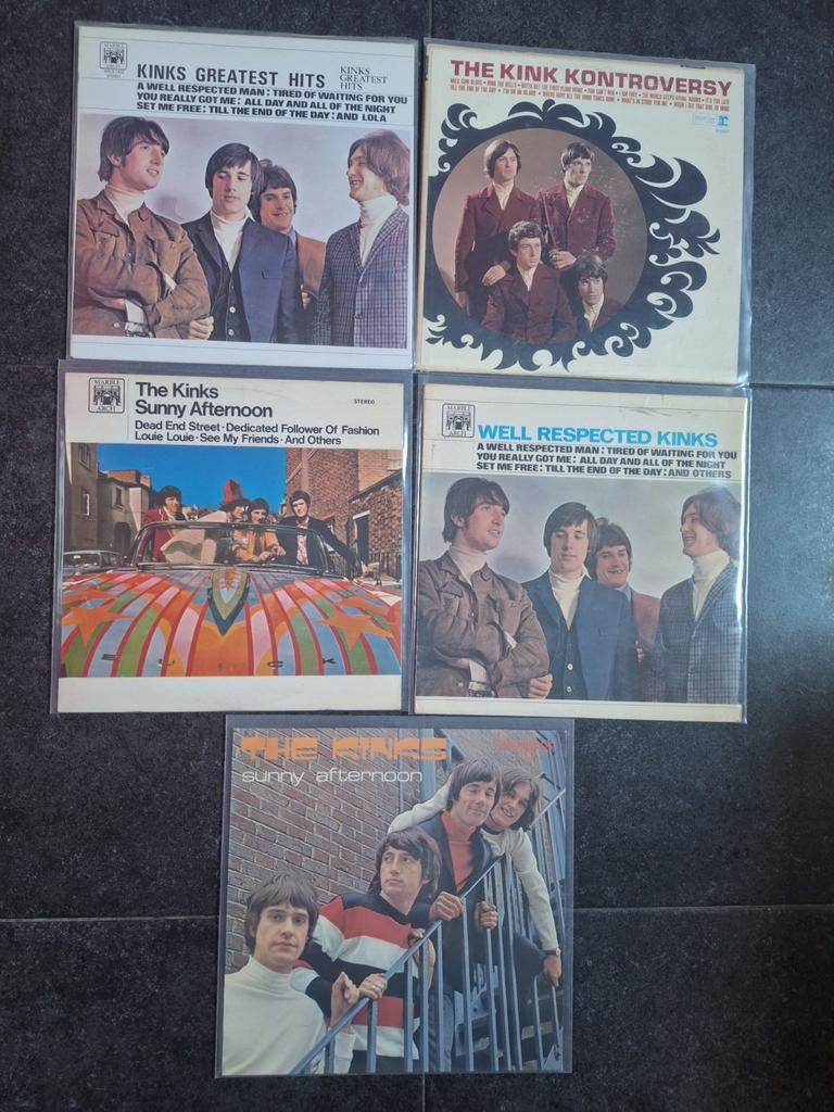 The kinks vinyl collectie 5x oude vinyl lp, Verzenden, Zo goed als nieuw, 12 inch, Poprock