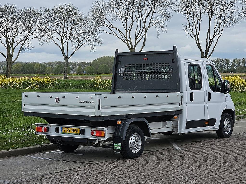 FIAT DUCATO 2.3 l4 open laadbak navi, Auto's, Gebruikt, Euro 6, 7 stoelen, Wit