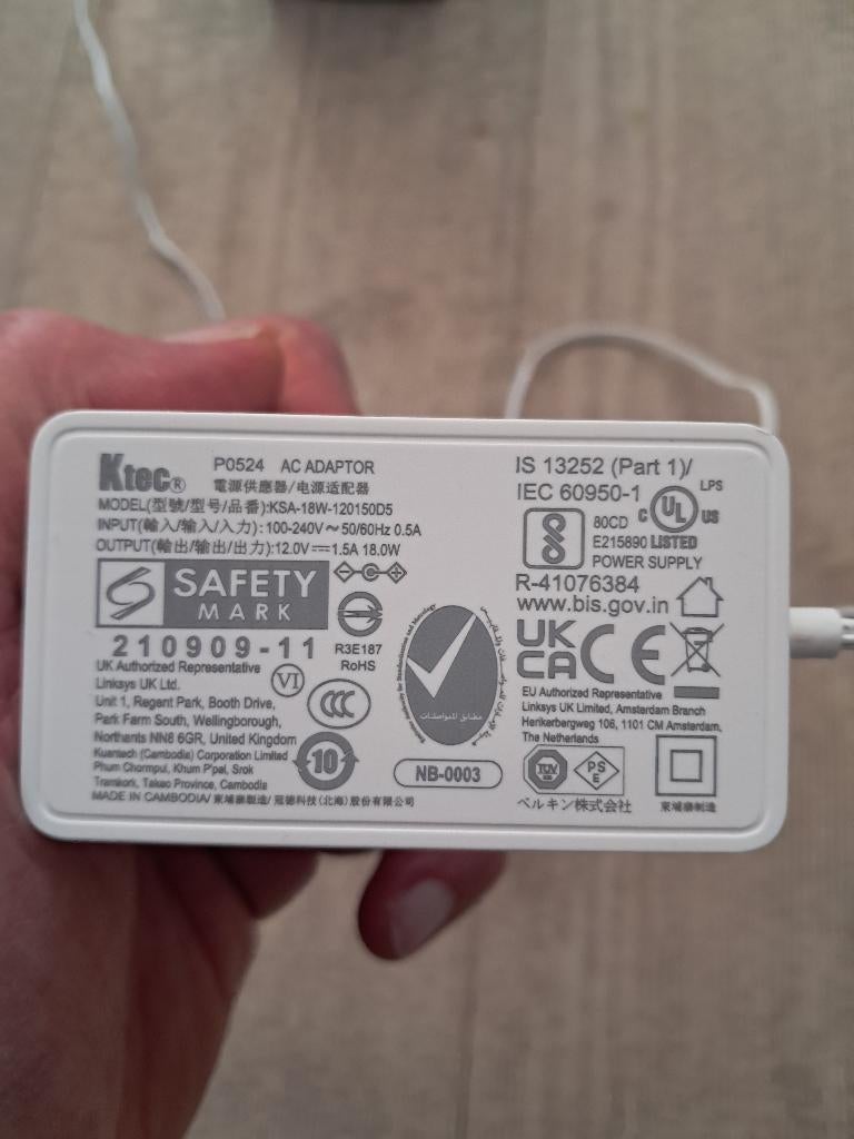 Linksys MX2000 WiFi 6 mesh router, Ophalen of Verzenden, Zo goed als nieuw, Router, Linksys