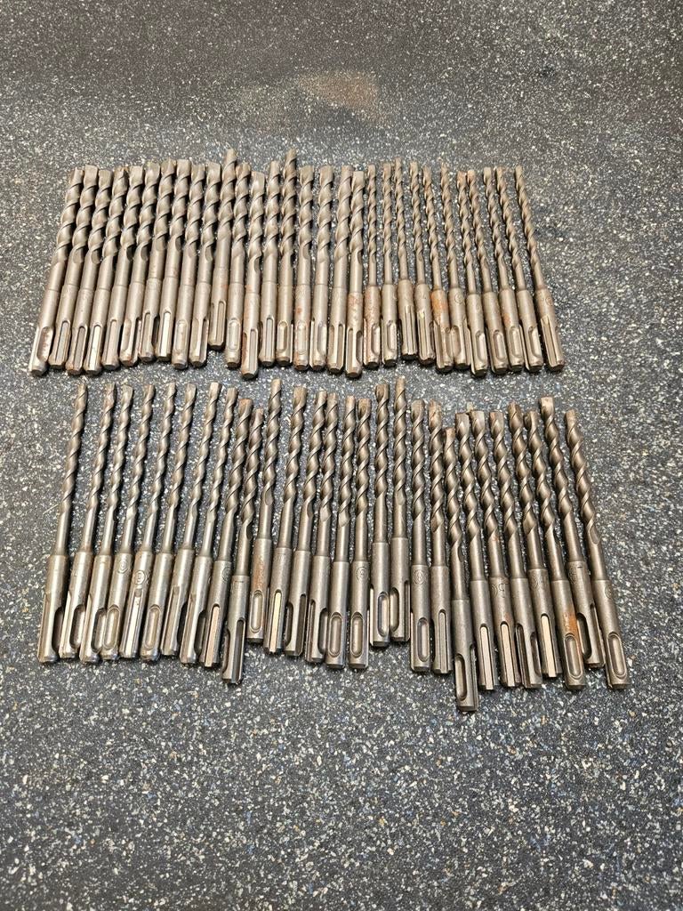 58 SDS boren set - 5 8 10 mm, Gebruikt, Overige typen, Onbekend, Ophalen of Verzenden