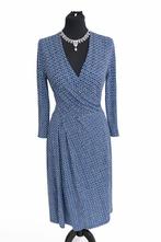 Max mara jurk 36/38, Blauw, Ophalen of Verzenden, Zo goed als nieuw, Maat 36 (S)