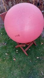 Roze fitnessbal / zitbal - Sportsline, Ophalen of Verzenden, Gebruikt, Buik, Fitnessbal