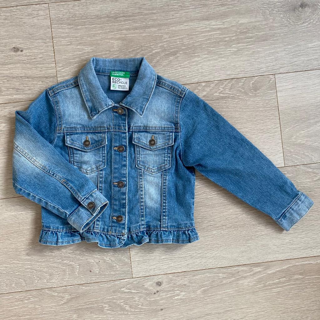 Spijker jasje van United colors of benetton, Ophalen of Verzenden, Zo goed als nieuw, United Colors of Benetton, Meisje