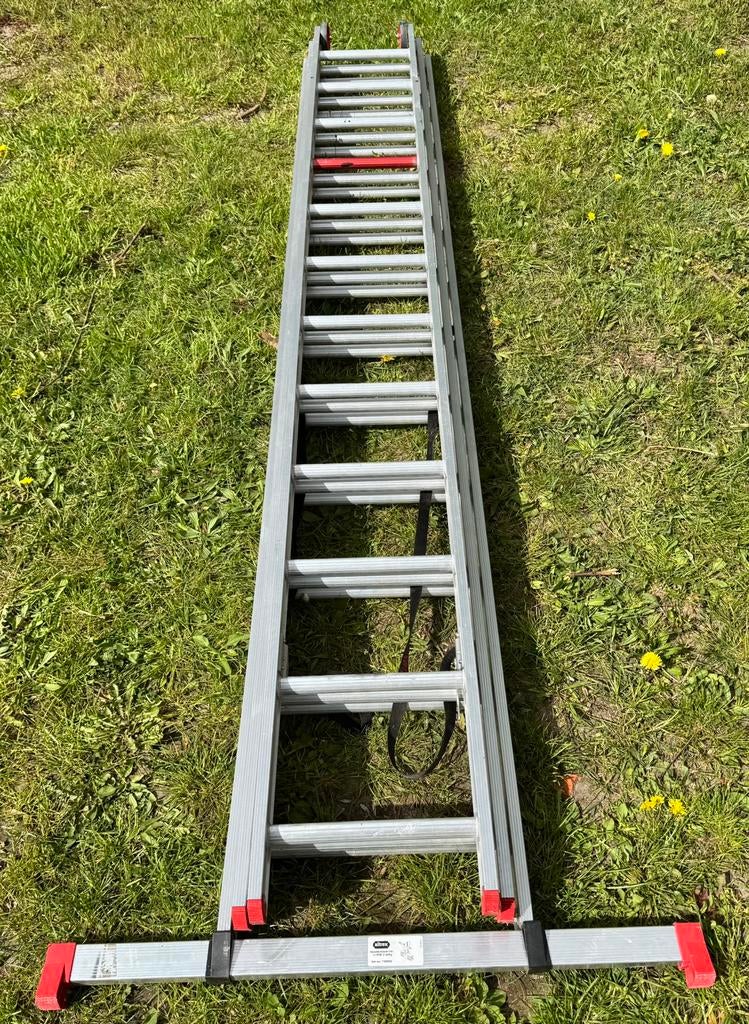 Altrex 3x12 Reformladder te koop, Doe-het-zelf en Verbouw, Ladders en Trappen, Ophalen, Gebruikt, Ladder, Opvouwbaar of Inschuifbaar