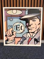 Duo Pop Art Schilderijen – Detective Noir – 50x50, Antiek en Kunst, Kunst | Schilderijen | Klassiek, Ophalen of Verzenden