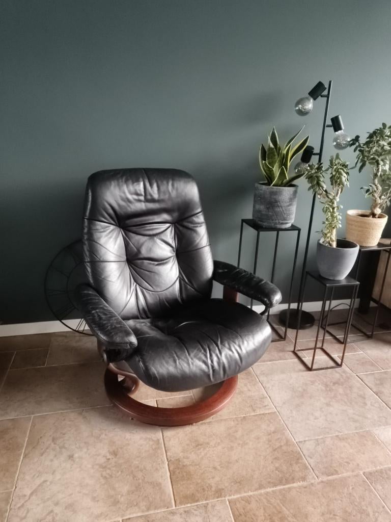 Draaistoel, Huis en Inrichting, Fauteuils, Ophalen, Gebruikt, Minder dan 75 cm, 50 tot 75 cm