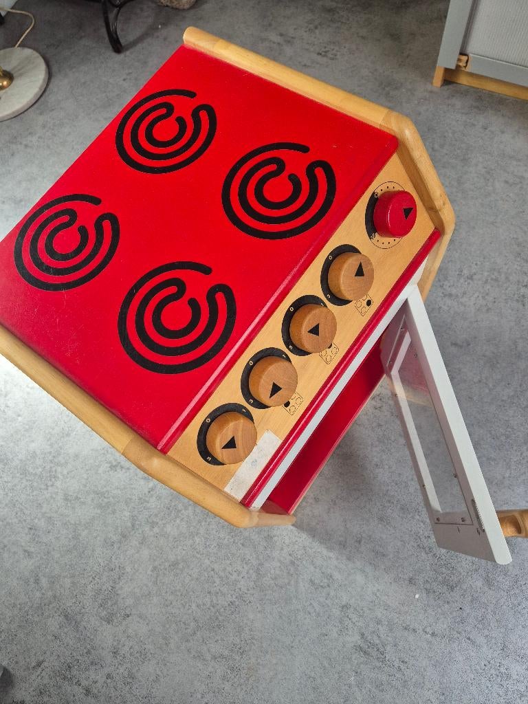 Houten speelgoed fornuis, Ophalen of Verzenden, Zo goed als nieuw, Hout, Speelkeuken