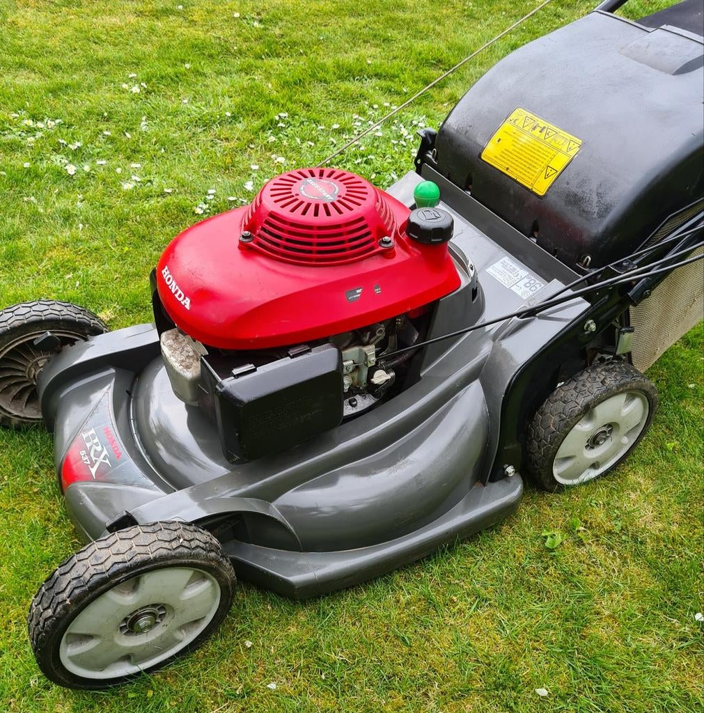 Grasmaaier honda hrx537 hydrostatic wielaandrijving, Tuin en Terras, Grasmaaiers, Opvangzak, Ophalen