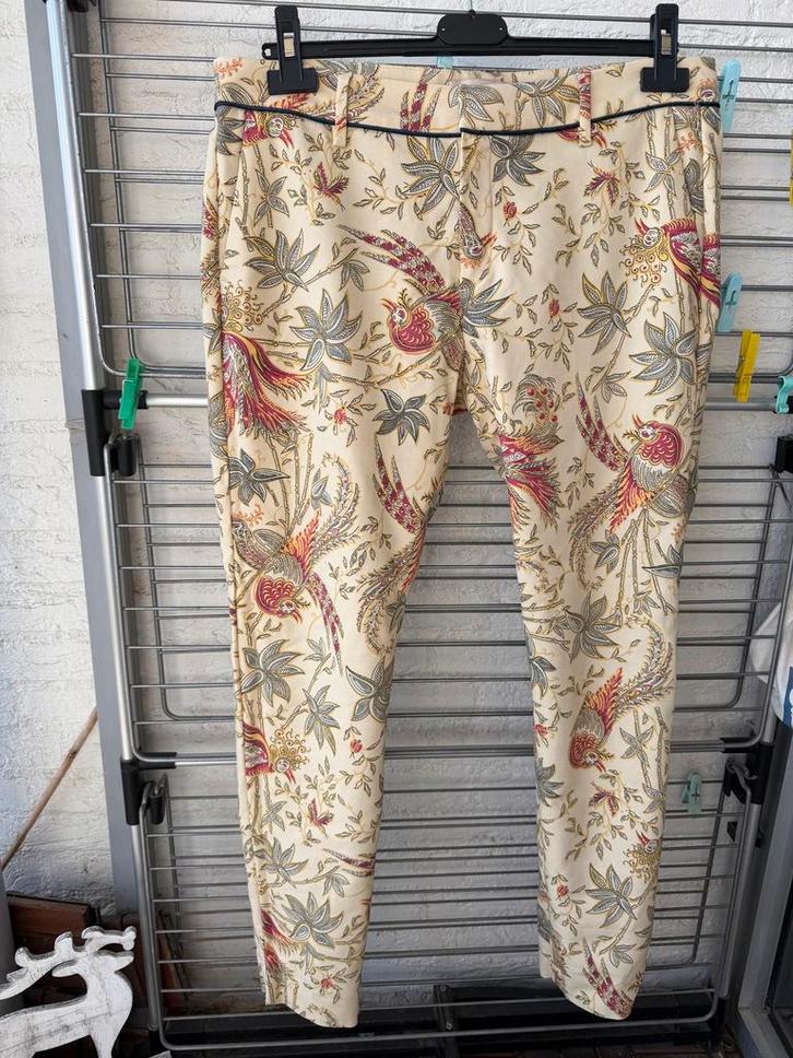 Mos Mosh broek zgan., Kleding | Dames, Broeken en Pantalons, Zo goed als nieuw, Geel, Lang, Ophalen of Verzenden