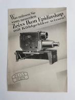 Zeiss Ikon Epidiaskop - Folder catalogus - Holland, Ophalen of Verzenden, Gelezen, Zeiss Ikon, Folder