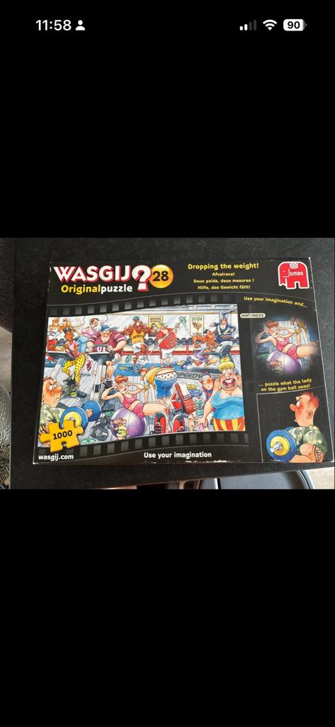 Wasgij Original Puzzel 28 Afvalrace 1000 stukjes, Hobby en Vrije tijd, Denksport en Puzzels, Ophalen of Verzenden, 500 t/m 1500 stukjes