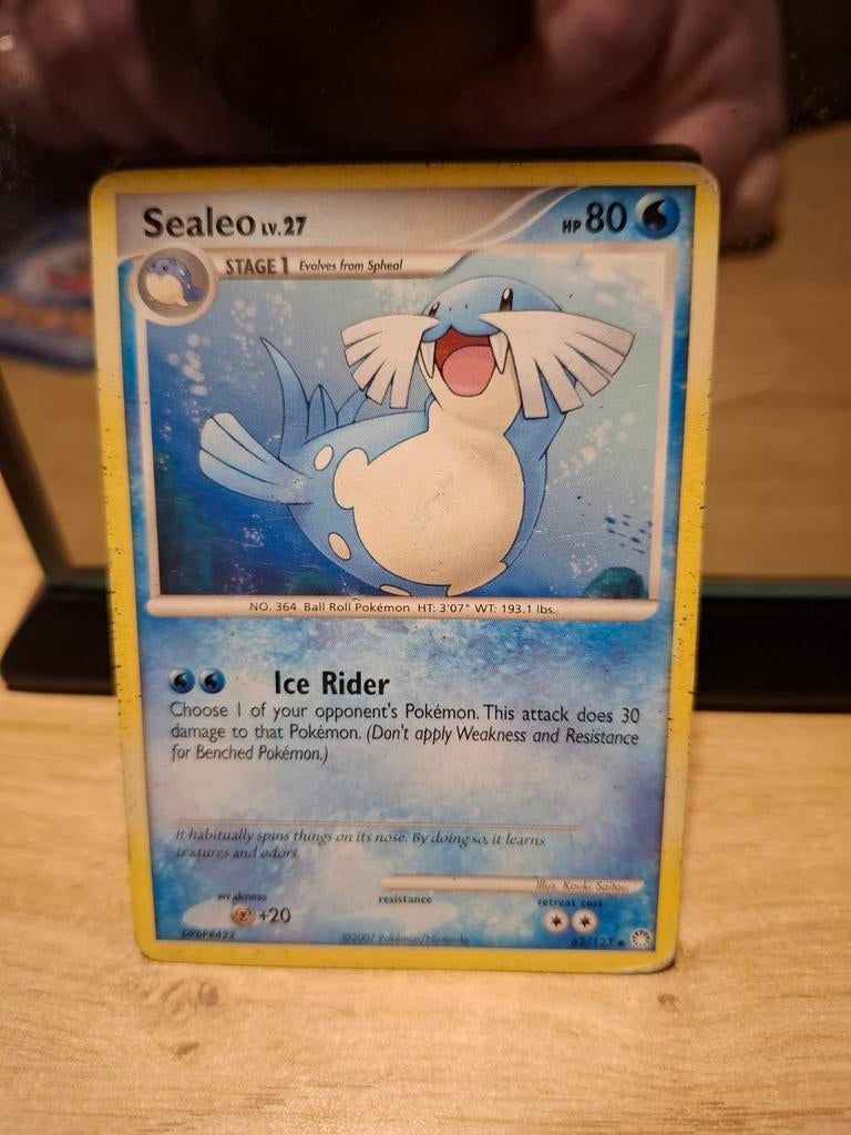 Pokémon Kaart Sealeo LV.27 HP80 (Engels), Ophalen of Verzenden, Gebruikt, Losse kaart