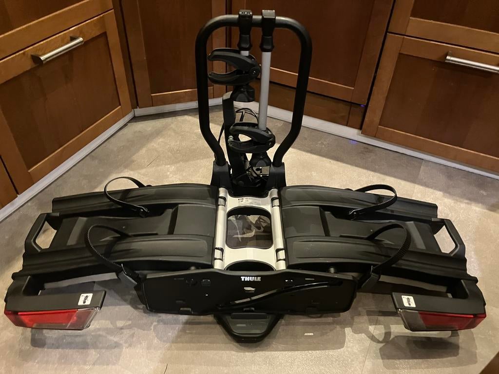 Thule Easyfold XT 933 e-bikes kantelbaar brede banden, Auto diversen, Fietsendragers, Ophalen, Elektrische fiets, Zo goed als nieuw