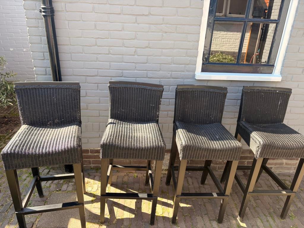 Barkrukken, Tuin en Terras, Ophalen, 4 zitplaatsen, Gebruikt, Stoel