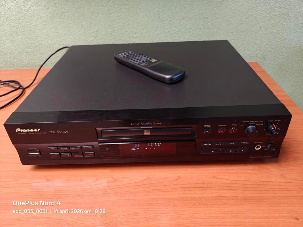 Pioneer PDR-555RW (cd speler/recorder), Ophalen, Zo goed als nieuw, Pioneer
