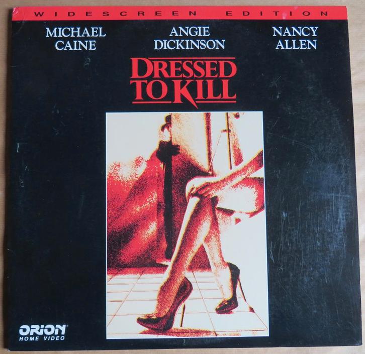 Dressed to Kill laserdisc, Cd's en Dvd's, Dvd's | Thrillers en Misdaad, Gebruikt, Overige genres, Vanaf 12 jaar, Ophalen of Verzenden