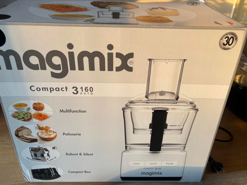 Magimix CS 3160 foodprocessor keukenmachine zwart, Witgoed en Apparatuur, Blenders, Ophalen of Verzenden, Nieuw