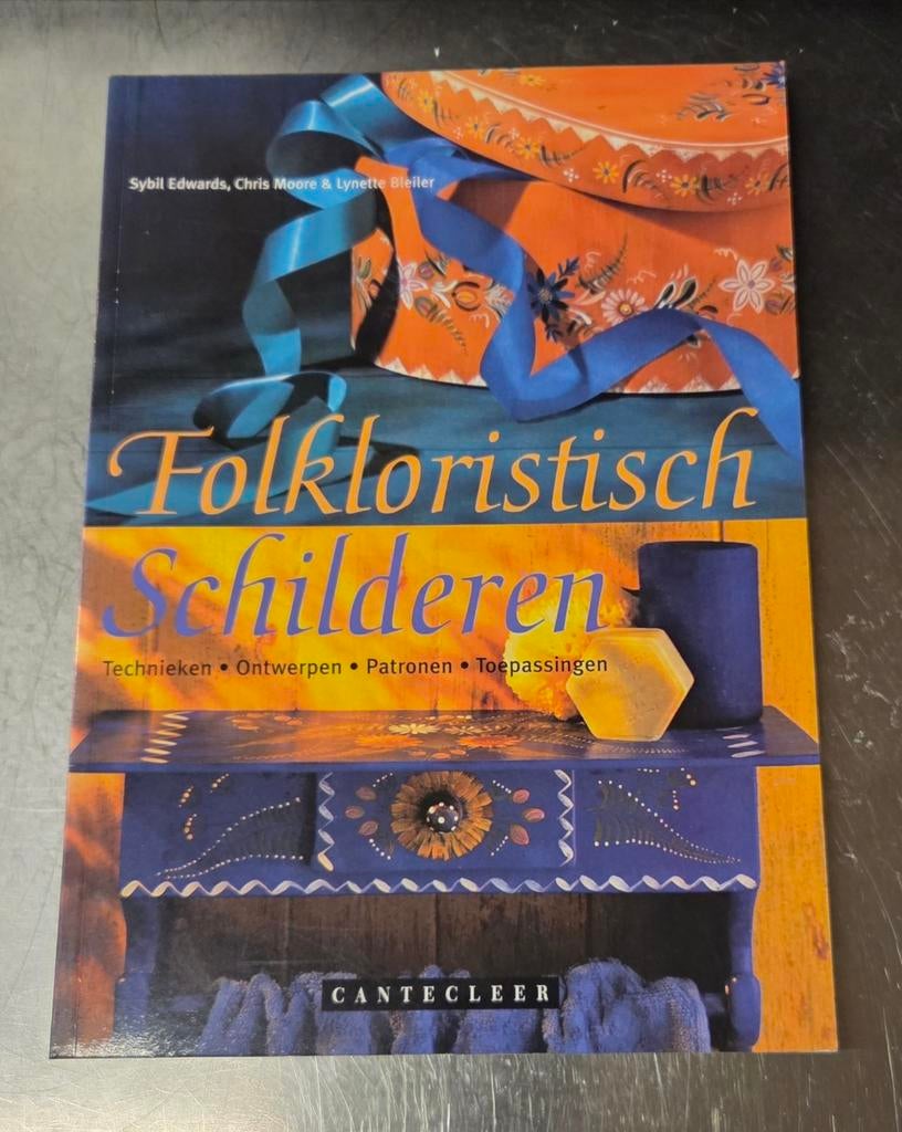 Folkloristisch Schilderen - Technieken, Ontwerpen, Patronen, Boeken, Ophalen of Verzenden, Zo goed als nieuw, Tekenen en Schilderen