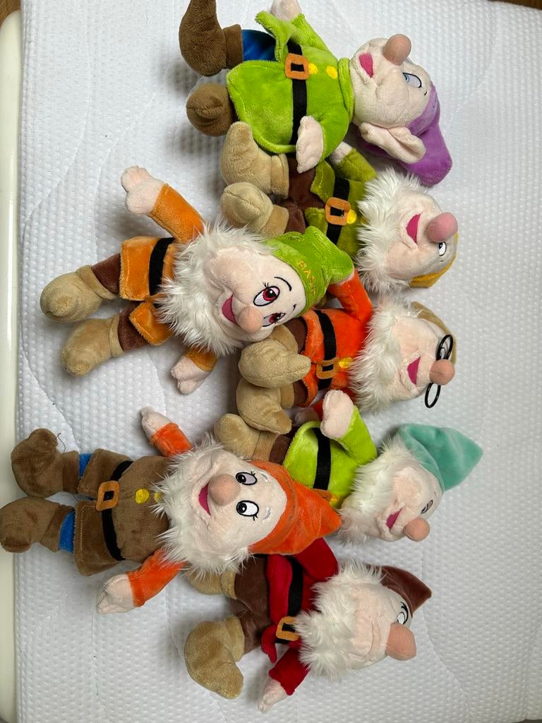 7 Dwergen knuffels, Gebruikt, Disney, Albert Heijn, Overige typen