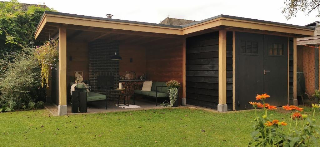 Overkapping en of tuinschuur, Tuin en Terras, Overkappingen, Ophalen, Nieuw, Overige typen