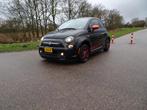 Fiat 500e 2016 Zwart  24kwh Aut. Digitaal Dashboard Climate, Zwart, 4 stoelen, Leder en Stof, Geïmporteerd