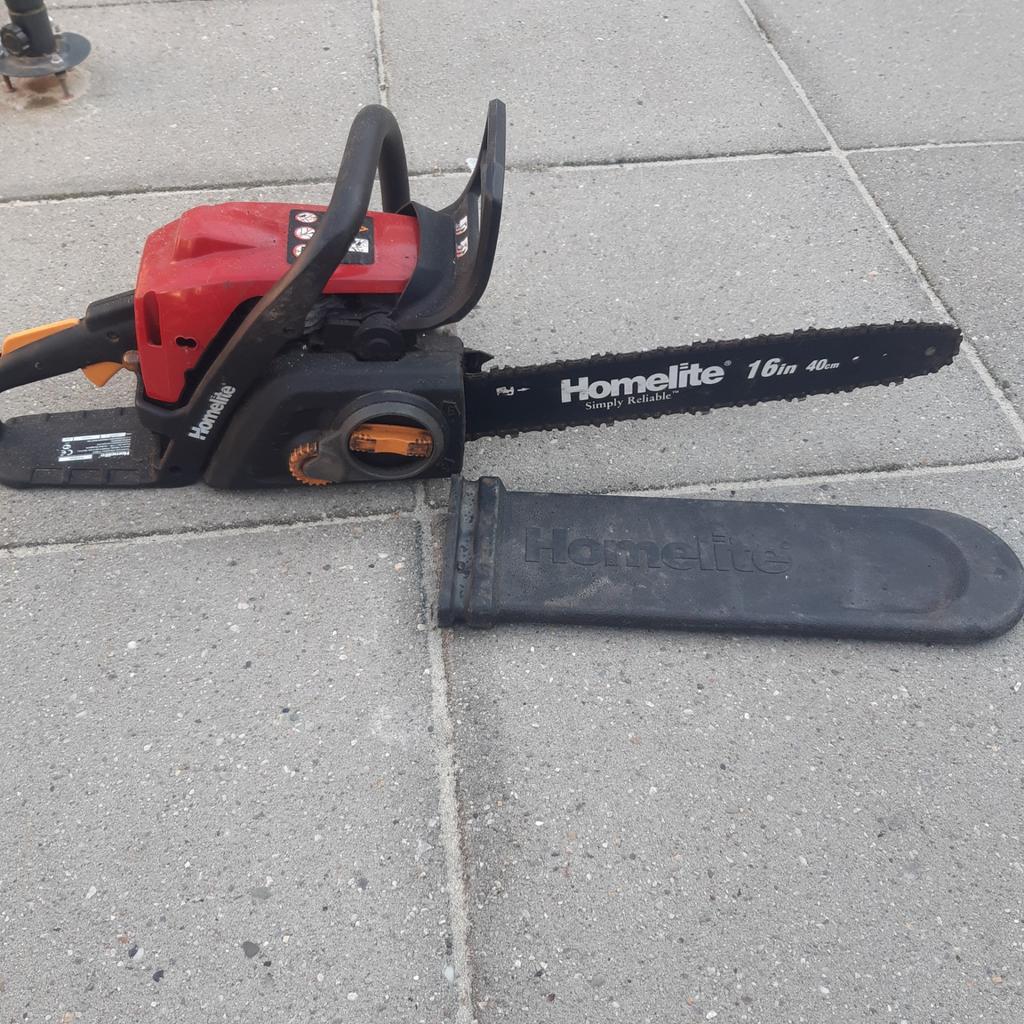 Homelite kettingzaag - 16 inch, Ophalen, Gebruikt, Boomzaag, Homelite