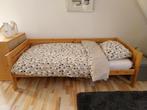 1 persoons houten bed / bank, Ophalen, Eenpersoons, Bruin, Scandinavisch