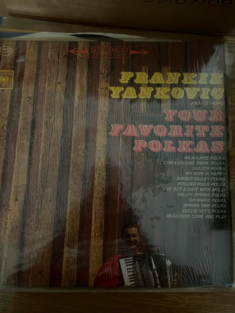 Frankie Yankovic - Your Favorite Polkas LP (Stereo), Ophalen of Verzenden, Gebruikt, 12 inch