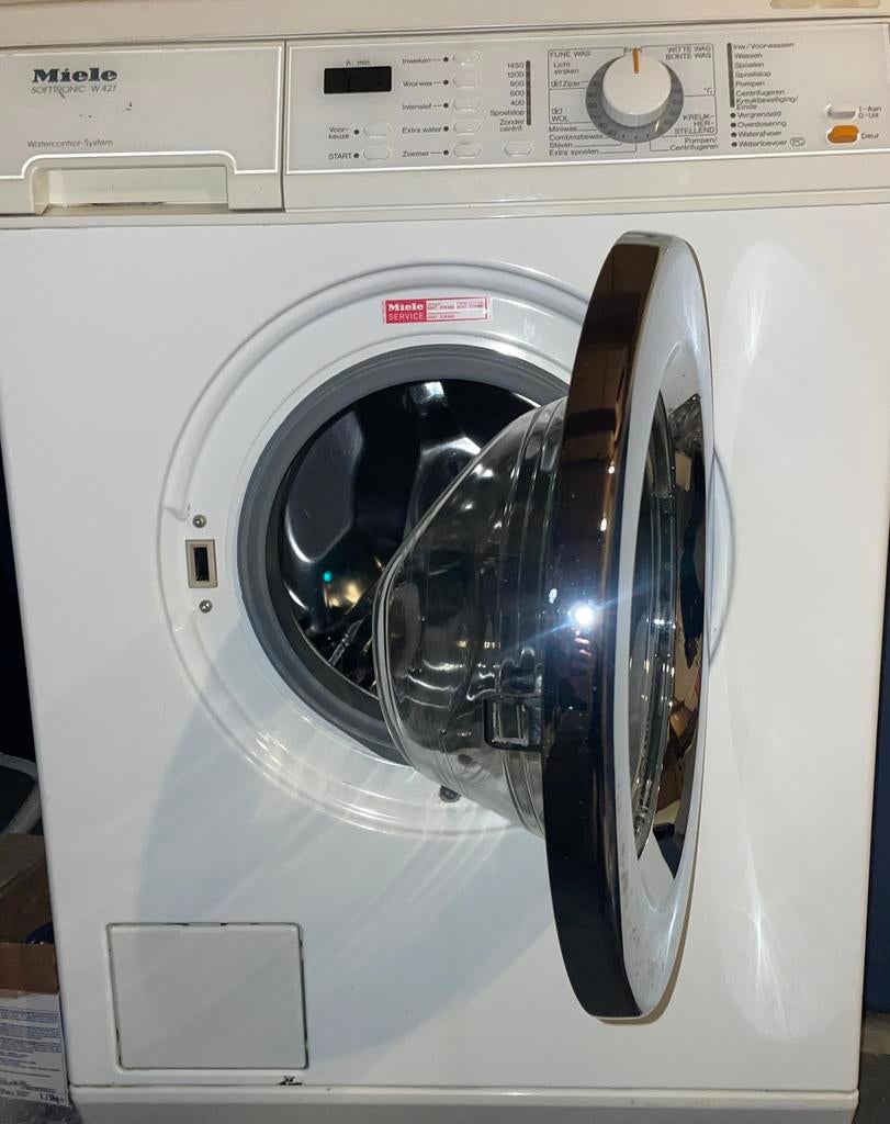 Wasmachine miele softtronic w427, Ophalen of Verzenden, Zo goed als nieuw, 85 tot 90 cm, 1200 tot 1600 toeren