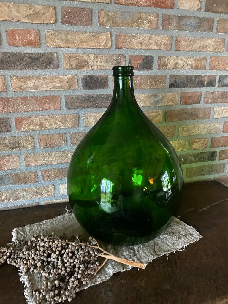 Vintage grote gist/ buikfles, 47 cm, Ophalen of Verzenden