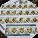 47 Jugendstil wandtegels opgelegde afbeelding witte bloem, Ophalen